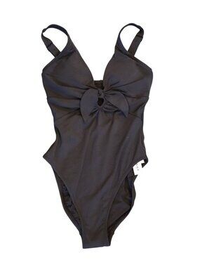 Robin Piccone Black One-Piece Swimsuit, Size 4 NWT
